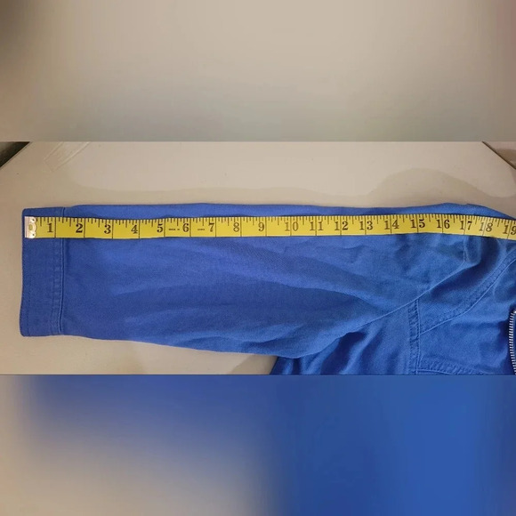 Ruby Rd. Petite Cropped Blue Jacket Size 8P - Picture 9 of 13